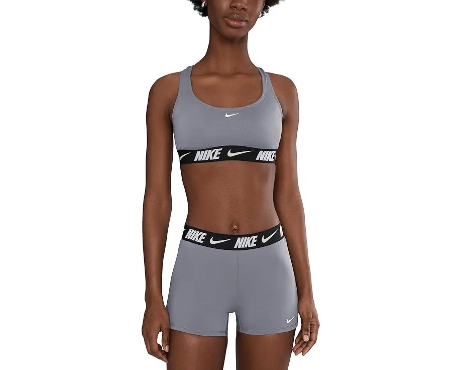 Бикини топ Nike Logo Tape с логотипом на спине и съемными чашками