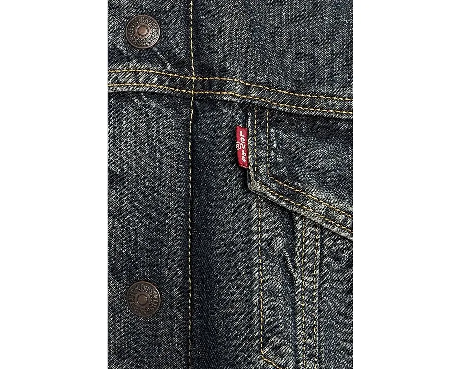 Куртка Levi's Relaxed Fit Sherpa Trucker из хлопка с начесом