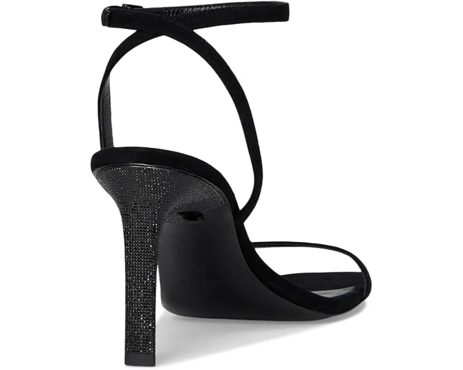 Босоножки Tory Burch на каблуке 90 мм с паве-деталью