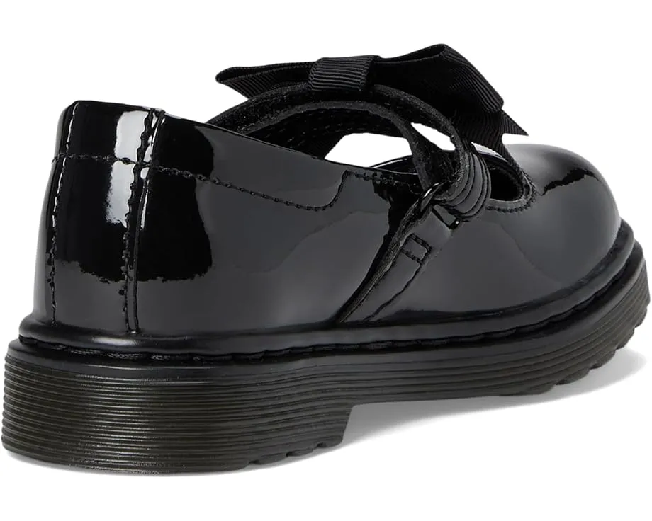 Детские сандалии Maccy II T от Dr. Martens с бантом и липучкой