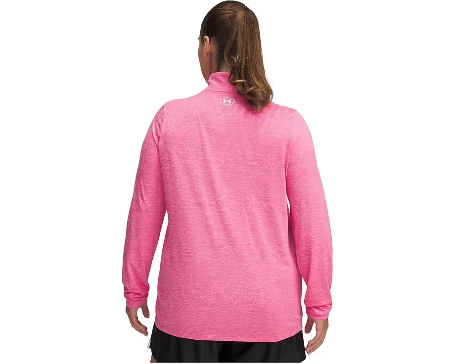 Under Armour Plus Size Tech 1/4 Zip Twist худи на молнии с длинными рукавами