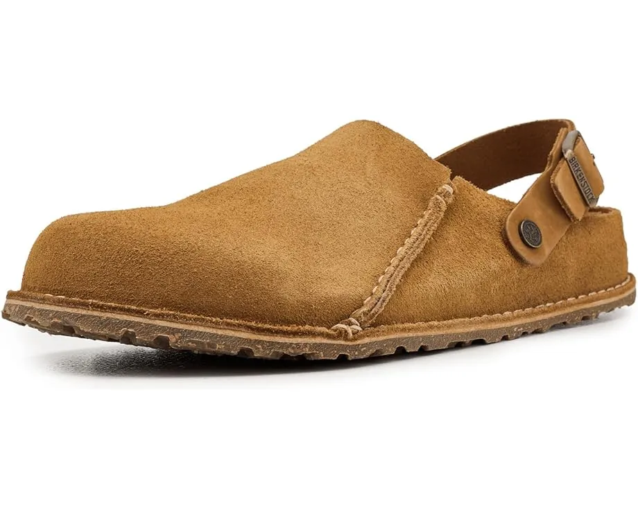 Клоги Birkenstock Lutry 365 из замши с формованной стелькой и съемным задним ремешком