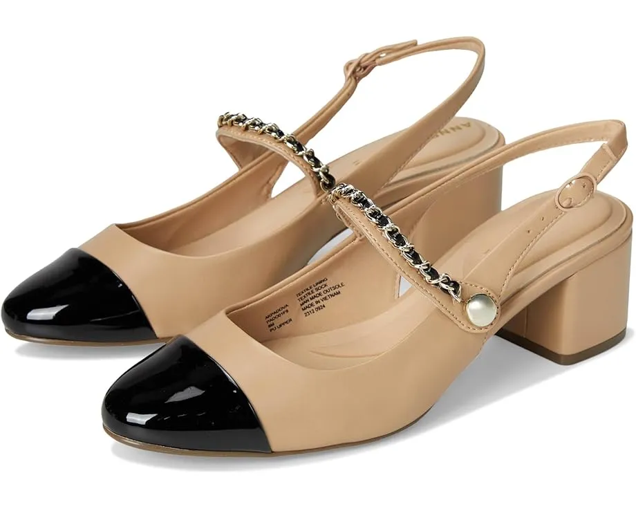 Туфли Anne Klein Padova на устойчивом каблуке с ремешком на щиколотке