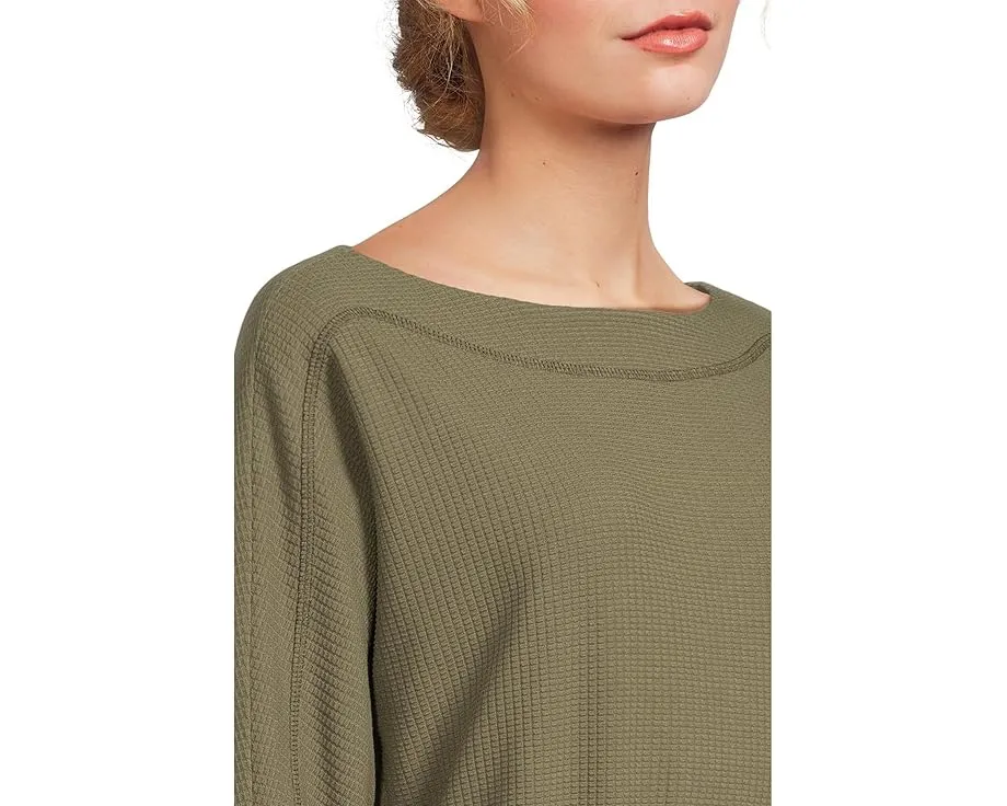 Lilla P Топ с рельефными швами и резинкой из смесовой ткани