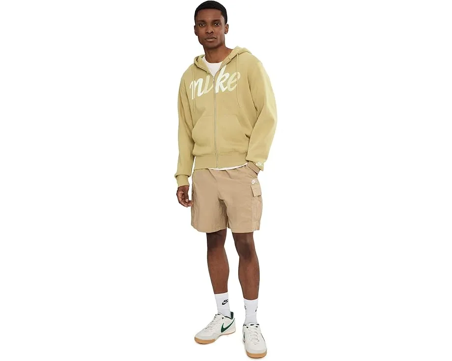 Толстовка Nike Sportswear Club Full-Zip Fleece с капюшоном на молнии