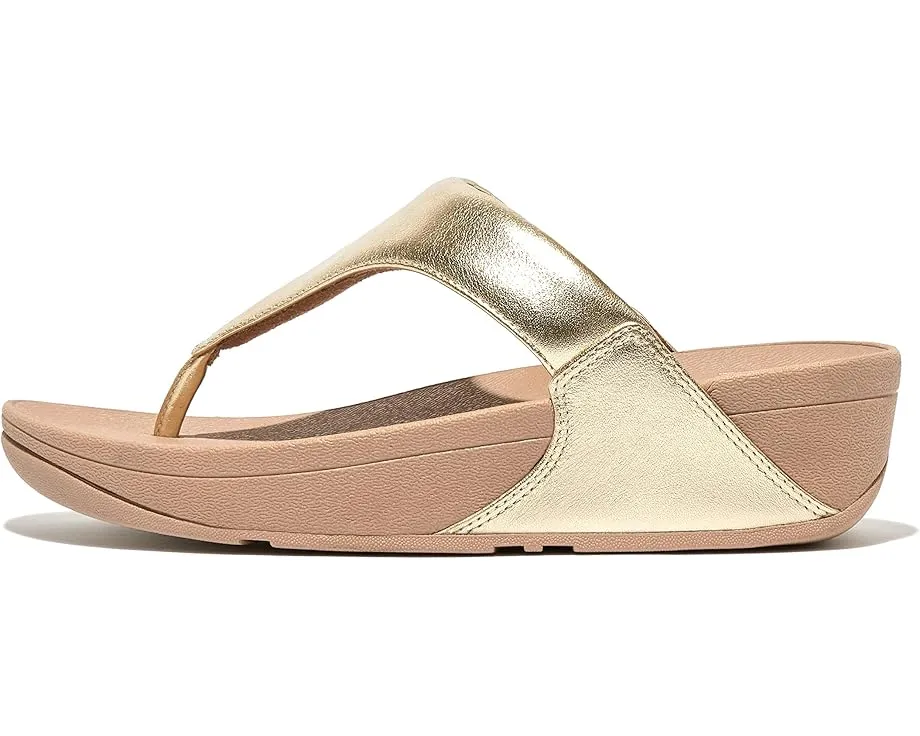 Сандалии FitFlop Lulu Leather Toe Post с анатомической стелькой Microwobbleboard