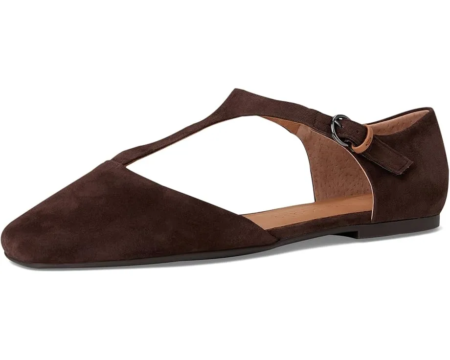 Балетки Gentle Souls Wyatt с ремешком и квадратным носком из премиальной кожи