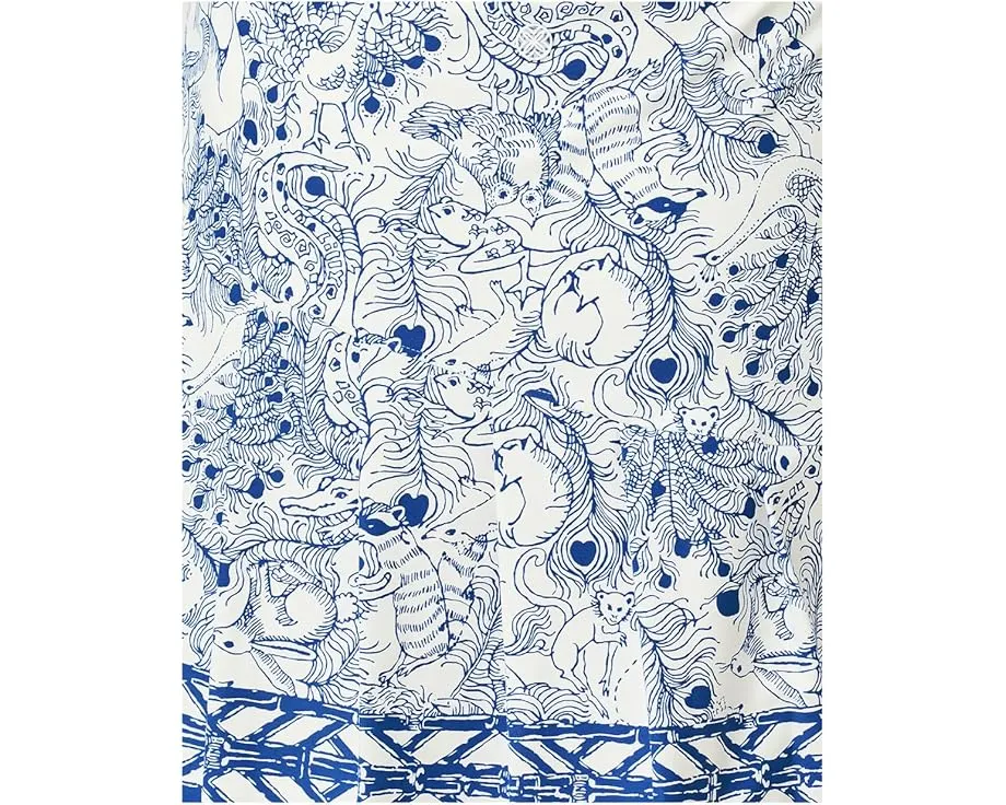 Скорт с защитой UPF 50+ Lilly Pulitzer Caleta из ткани Luxleti с плиссировкой