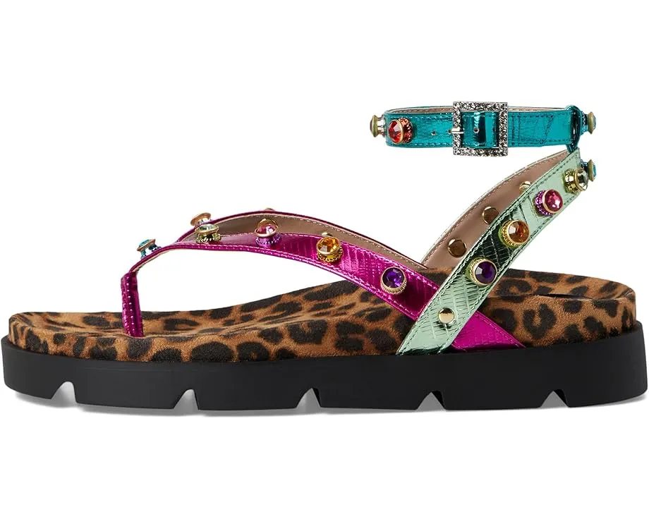 Сандалии Conley от Blue by Betsey Johnson с платформой и леопардовым принтом на подошве