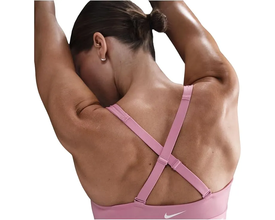 Nike Pro Indy спортивный бюстгальтер с глубоким вырезом и средней поддержкой