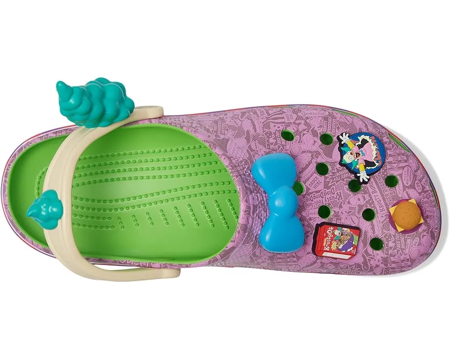 Кроксы The Simpsons Krusty Classic Clog с 6 аксессуарами Jibbitz