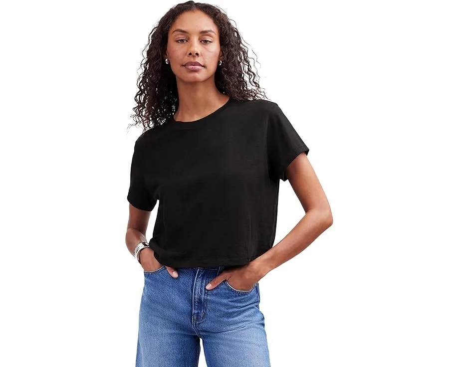 Футболка Madewell The Boxy Crop Tee из мягкой ткани
