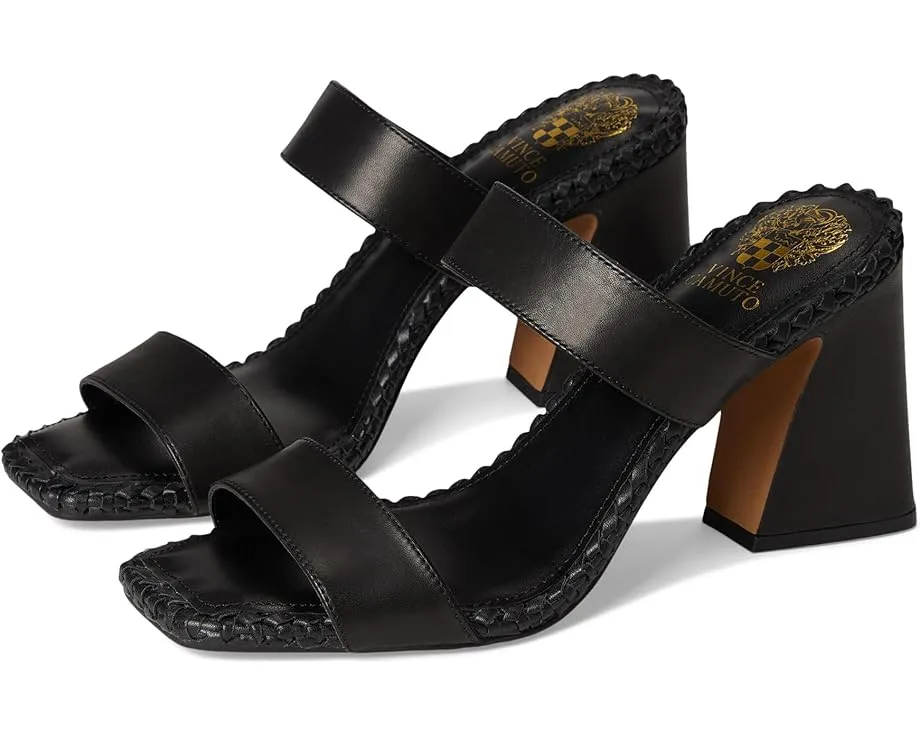 Босоножки Vince Camuto Kaden мюли на квадратном каблуке с декоративной строчкой