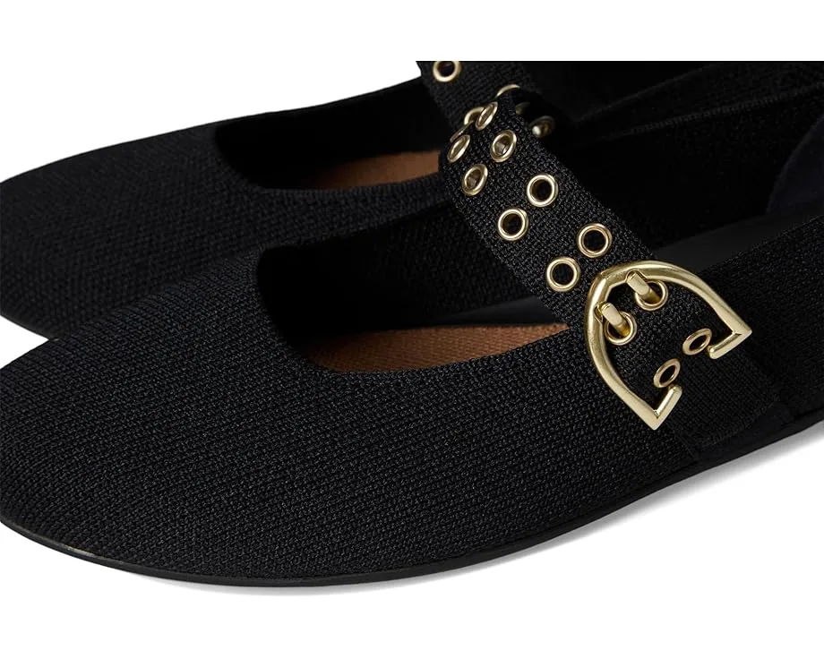 Туфли Rothy's The Ballet Mary Jane с округлым носком и регулируемым ремешком