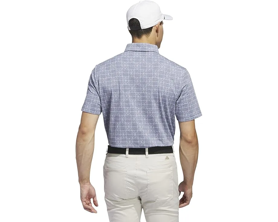 Adidas Go-To Printed Short Sleeve Polo с принтом и коротким рукавом