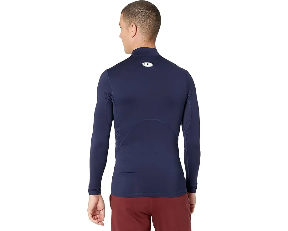 Under Armour ColdGear Armour Compression Mock с сетчатыми вставками и двуслойной тканью