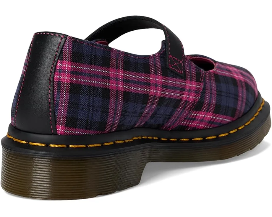 Балетки Elphie Mary Jane от Dr. Martens с острым носком и ремешком на пряжке