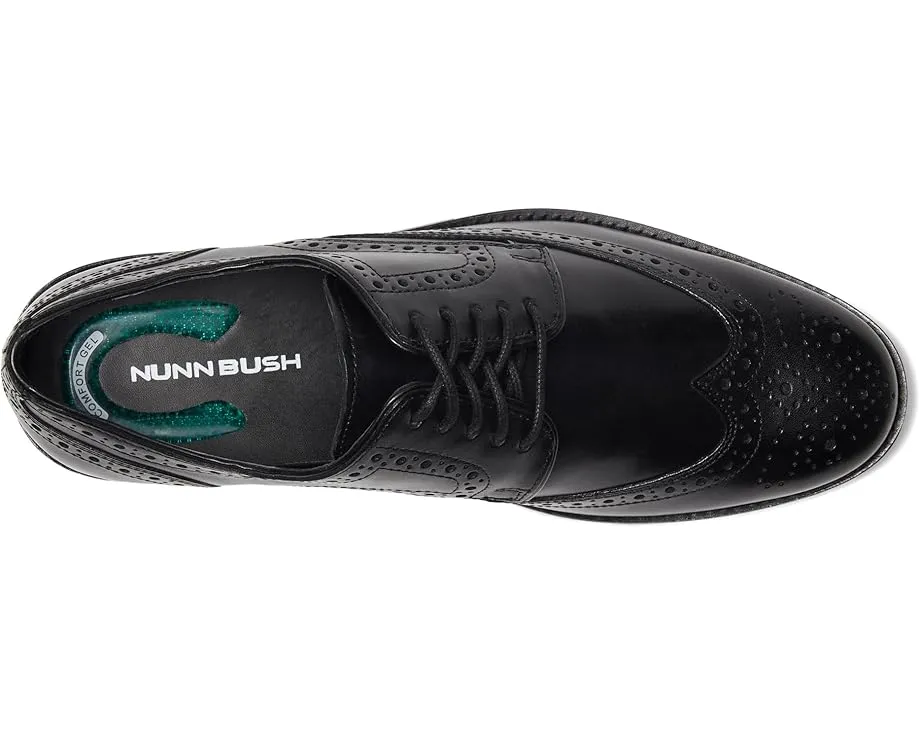 Nunn Bush оксфорды Nelson Wing Tip с гелевой стелькой из натуральной кожи