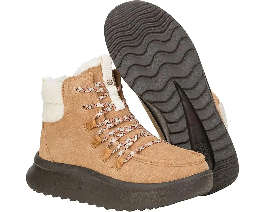 Hey Dude полуботинки Wendy Peak Apres Suede Cozy на платформе