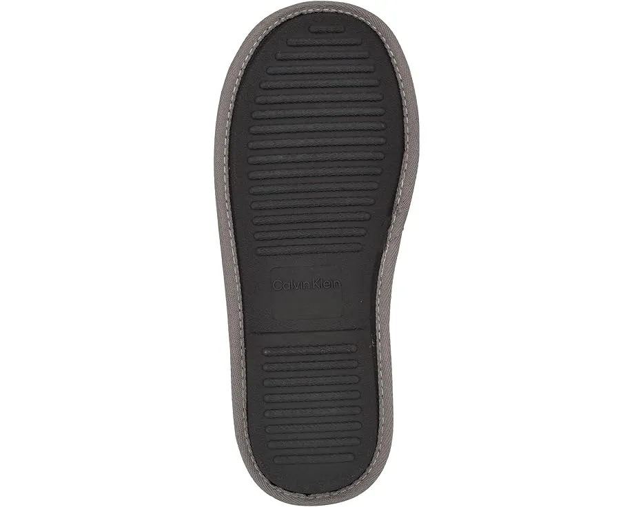 Тапочки Calvin Klein Xavery с искусственным мехом и монограммой