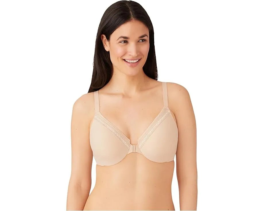 Wacoal бюстгальтер на косточках с фронтальной застежкой Perfect Primer и скрытой поддержкой