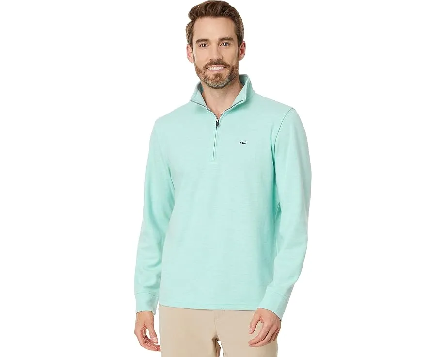 Кофта Vineyard Vines Saltwater Quarter Zip на молнии из мягкой смесовой ткани