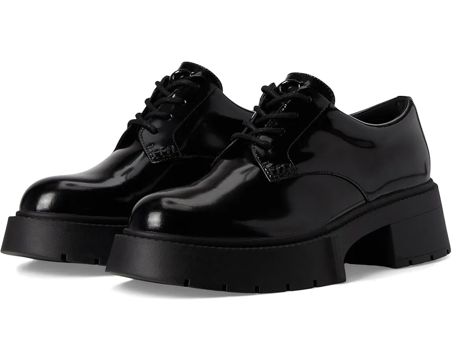 Туфли Lyla Platform Derby от COACH на платформе с кожаным верхом и шнуровкой