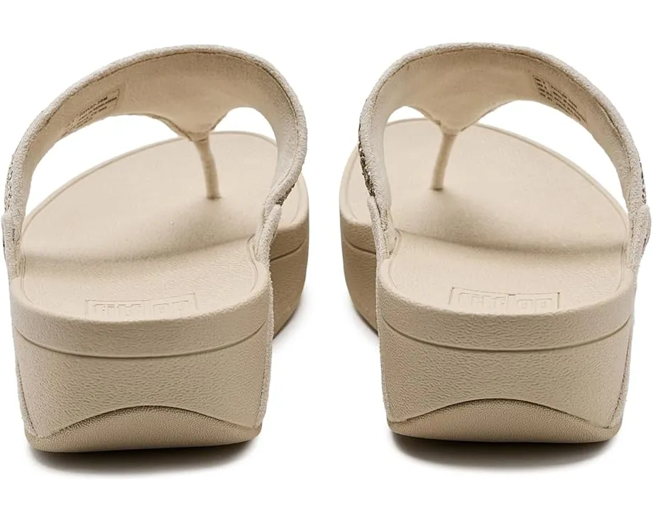 Сандалии FitFlop Lulu Multi-Tonal Glitter с перемычкой и блестками