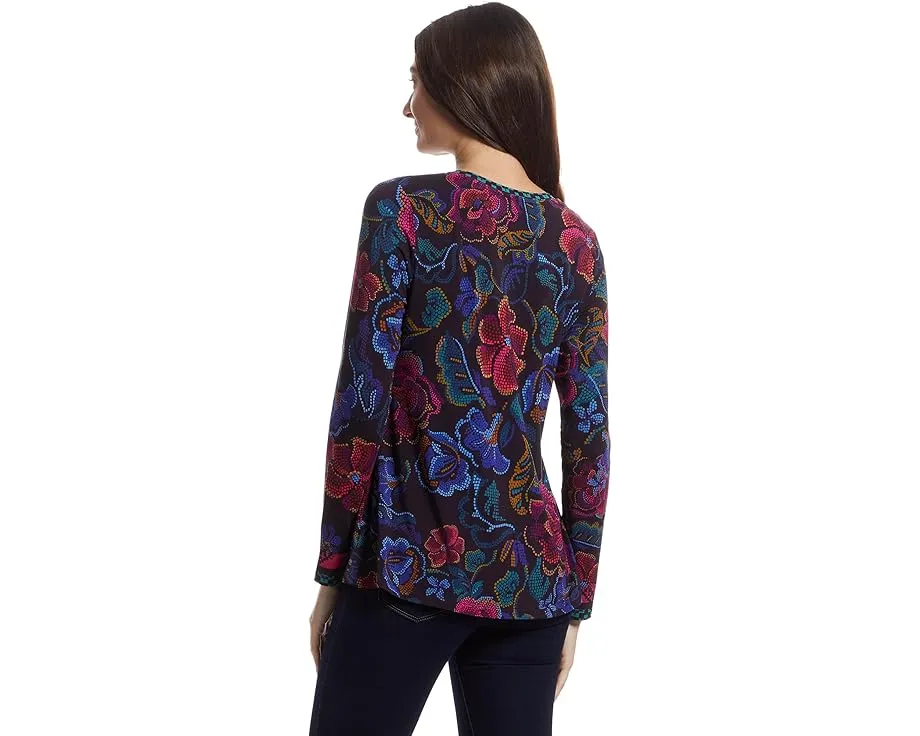 Длинная футболка с V-образным вырезом The Janie Favorite Johnny Was