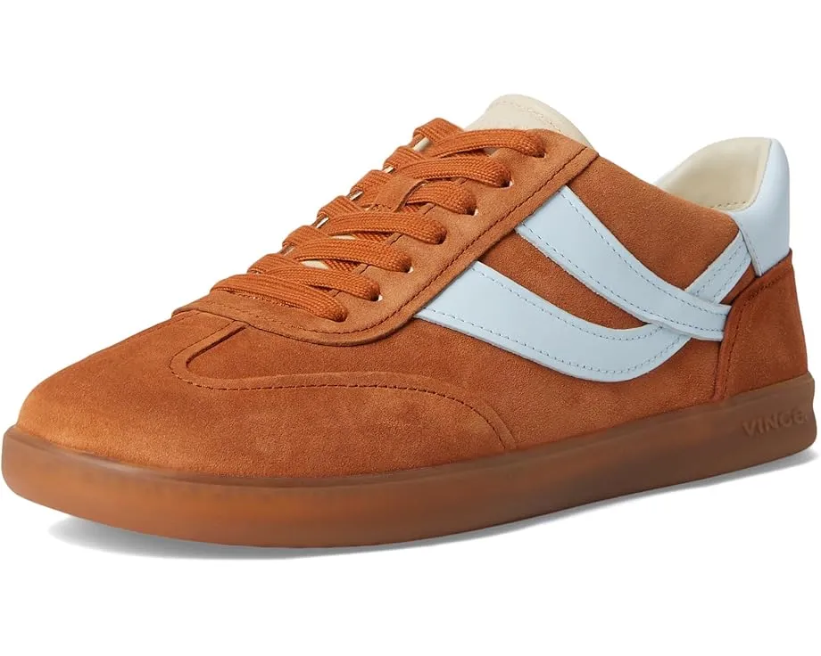 Кроссовки Vince Oasis-W из мягкой кожи и замши с волнообразным дизайном