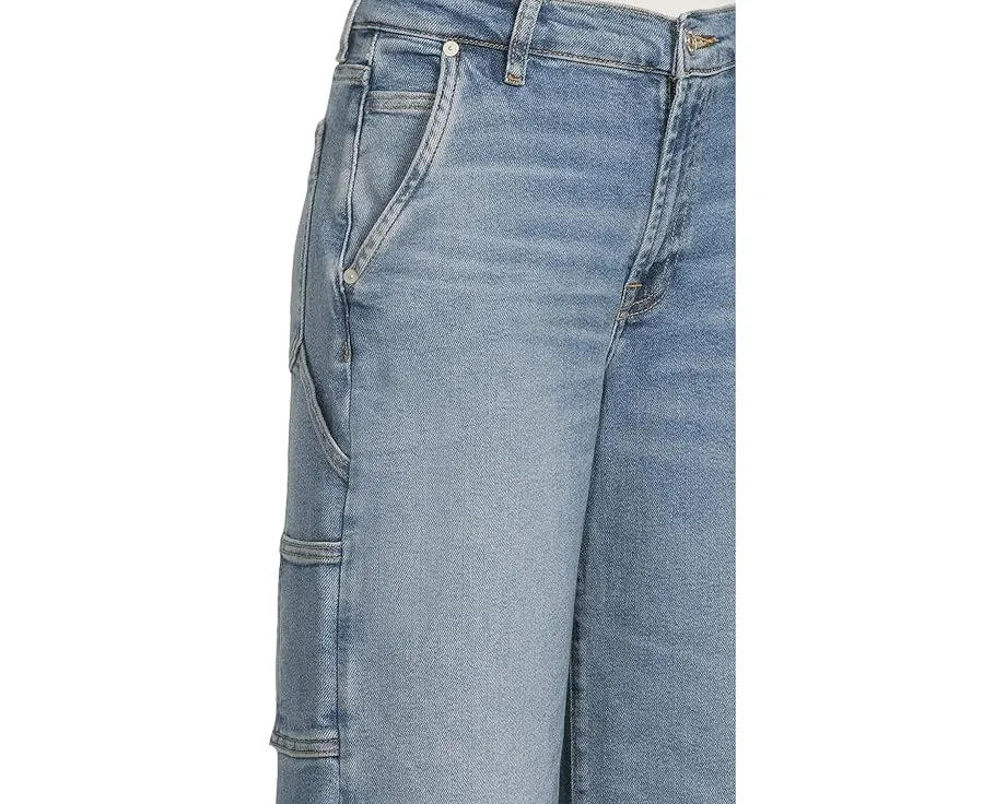 Брюки 7 For All Mankind Lotta с высокой талией и широкими штанинами