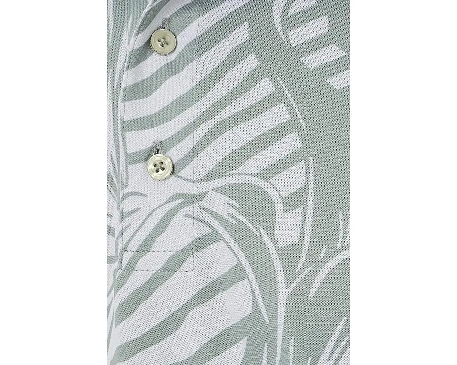 Поло Chubbies The Silver Leaf с цветочным принтом и защитой UPF 50+