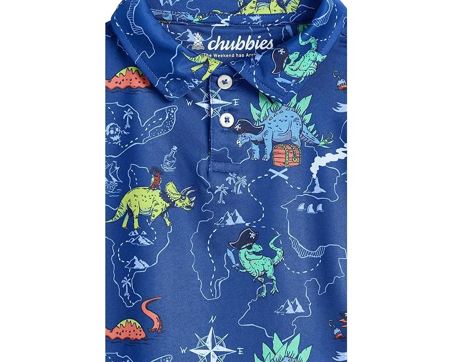 Рубашка поло Chubbies Kids The Lil Rex Marks The Spot для малышей