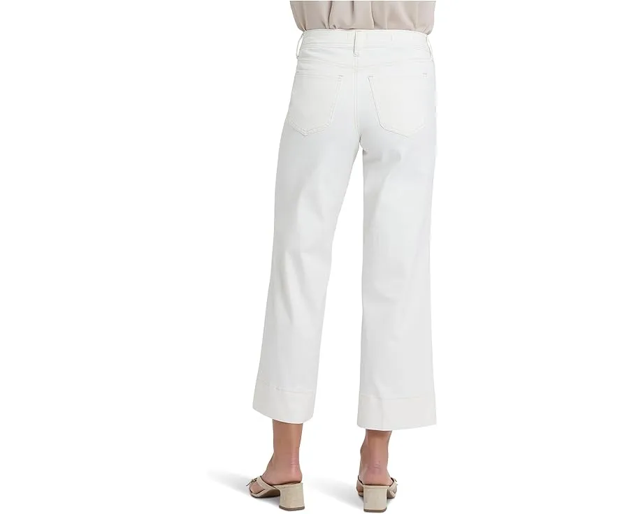 Широкие укороченные джинсы NYDJ Petite Teresa с передними швами