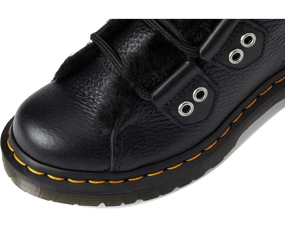 Ботинки Dr. Martens 1460 Lace To Toe с меховой подкладкой и шнуровкой