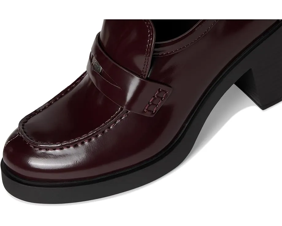 Туфли Tory Burch Classic Heel Lug Loafers 50 мм на тракторной подошве