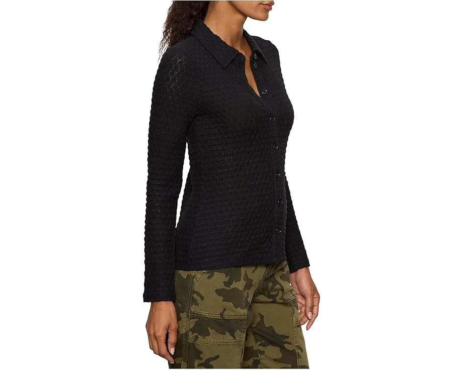 Стильная блуза Dreamer с камуфляжным принтом и шелковистой текстурой от Sanctuary