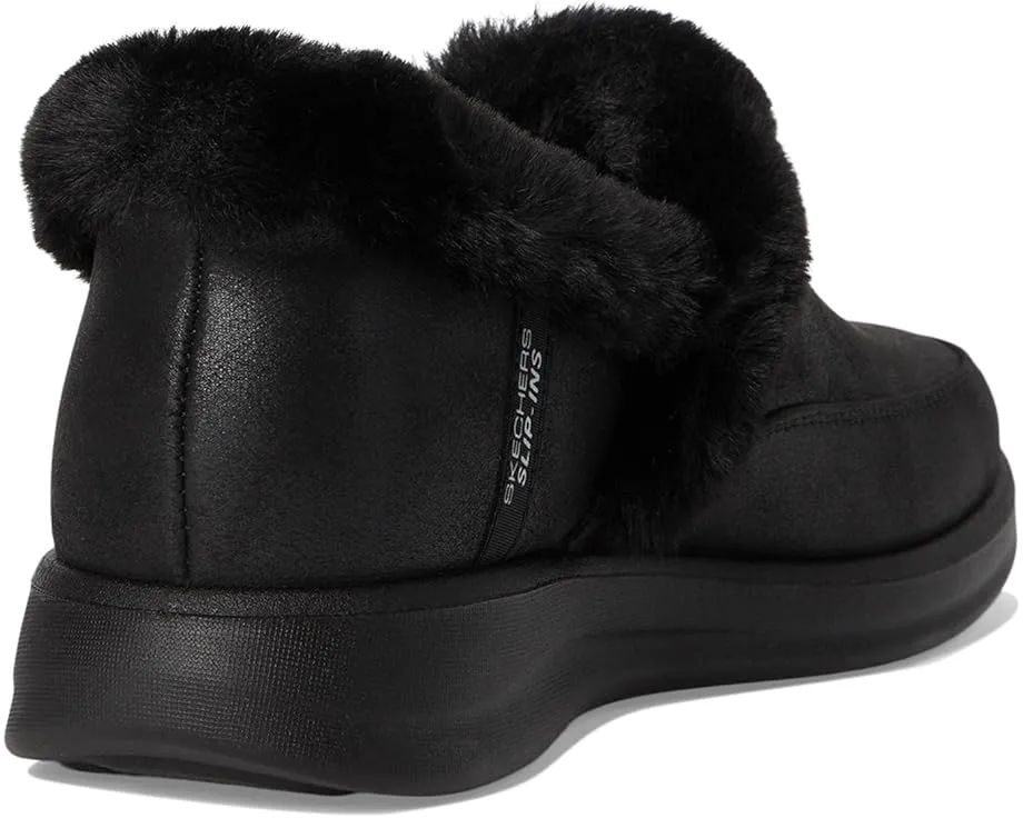 Тапочки Skechers Cozy Escape Hands Free Slip-Ins с искусственным мехом и памятью формы