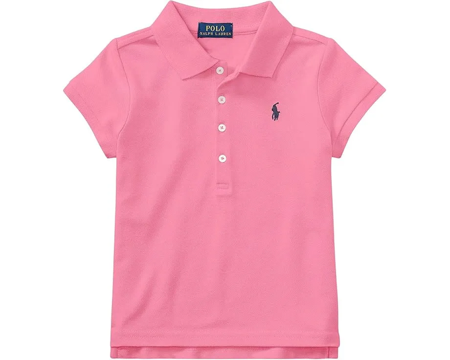 Polo Ralph Lauren Kids Короткий рукав поло из сетки для малышей с вышитым пони