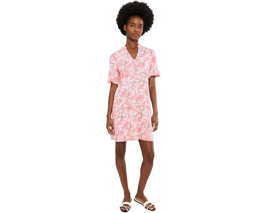 Платье Carey с коротким рукавом и высоким воротником от Lilly Pulitzer