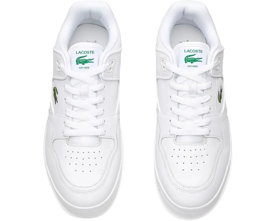 Кожаные кроссовки Courtcage Set Lacoste с перфорированным верхом