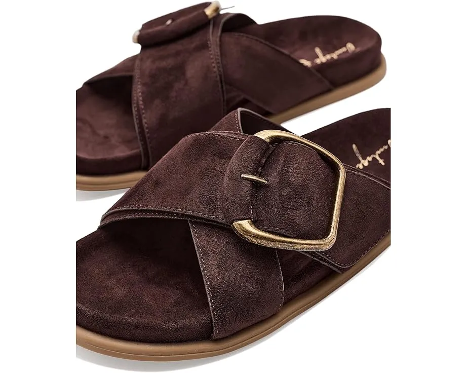 Сандалии Vintage Havana Elektra из искусственной замши с блестящей пряжкой