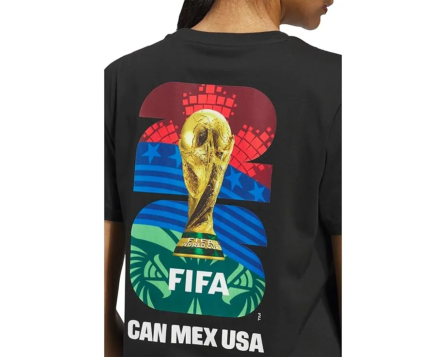Футболка с графикой официального мяча ЧМ-2026 Adidas