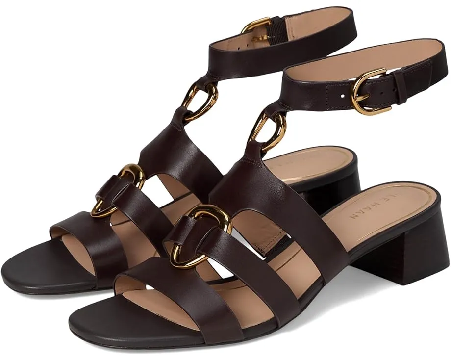 Cole Haan Сандалии Lyanna Link с ремешком на щиколотке и квадратным каблуком