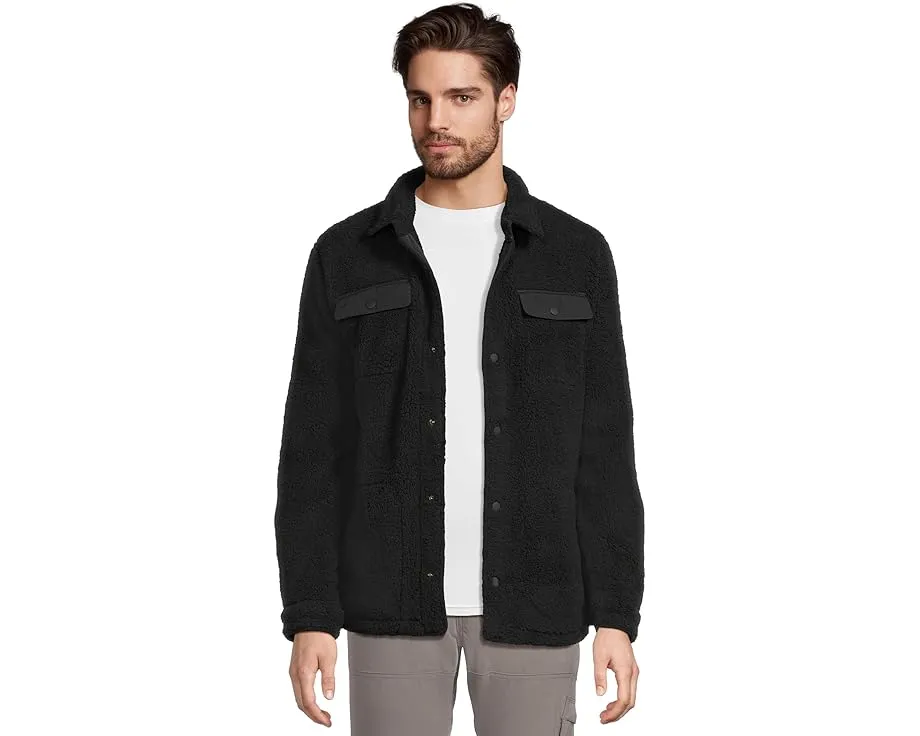 Куртка-рубашка Prana Encinitas Fleece из переработанного флиса с накладными карманами