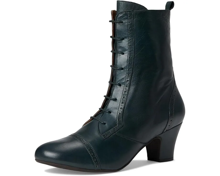 Ботильоны на каблуке Miz Mooz Flicka с круглым носком и шнуровкой