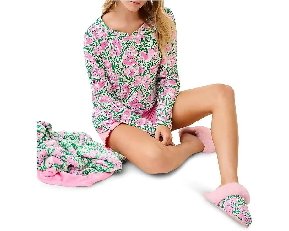 Пижамный топ Alexandar с длинными рукавами и принтом Lilly Pulitzer