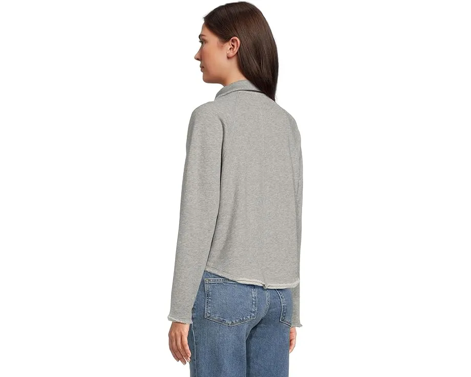 Поло Lilla P с удлиненной линией низа из мягкого французского велюра