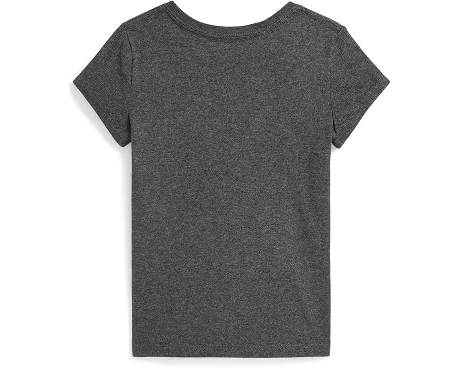 Детская футболка Polo Ralph Lauren Kids из хлопкового джерси с нашивкой Letterman