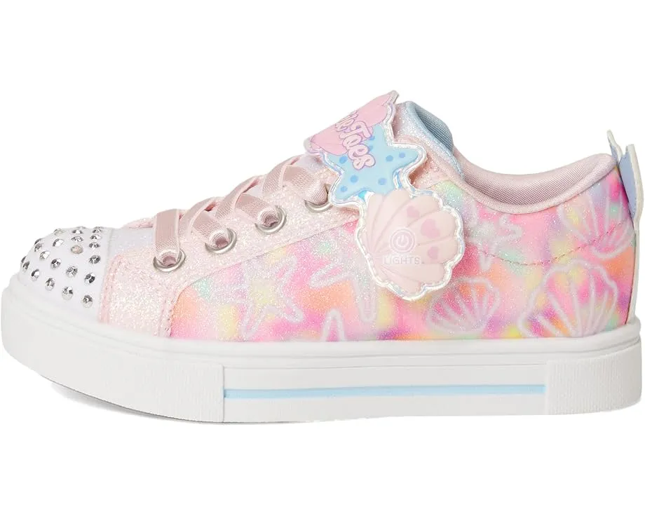 Детские кроссовки Skechers Twinkle Sparks Underwater Magic со светящимся носком